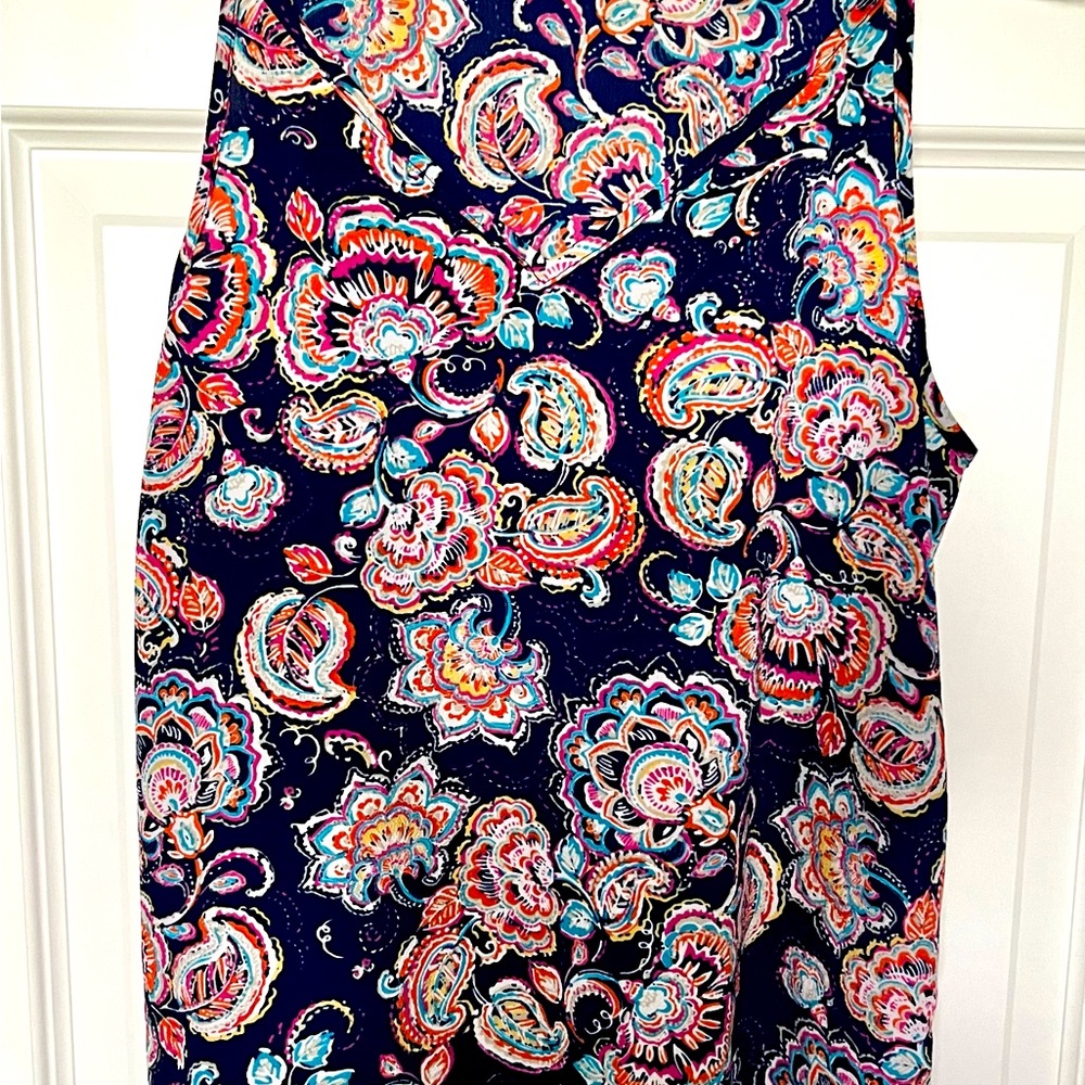 Renee C Tank Top size S Navy/Multi